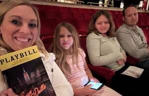 Zachary attended Guys and Dolls on May 5th 2024 via VetTix 