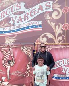 Michael attended Circus Vargas on May 4th 2024 via VetTix 