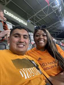 esdras attended Houston Dynamo vs. Detroit City FC U.S. Open Cup Round of 32 on May 7th 2024 via VetTix 