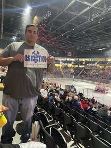 eddie attended Coachella Valley Firebirds - AHL vs. Calgary Wranglers - Calder Cup Playoffs Round 2 - Game 3 on May 8th 2024 via VetTix 