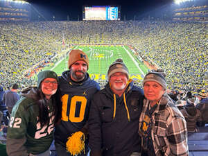 Kimberly attended Michigan Wolverines - NCAA Football vs Michigan State Spartans on Oct 26th 2024 via VetTix 