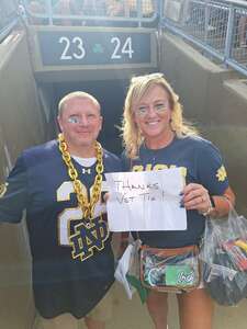 Notre Dame Fighting Irish - NCAA Football vs Rice Owls