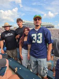 Notre Dame Fighting Irish - NCAA Football vs Rice Owls